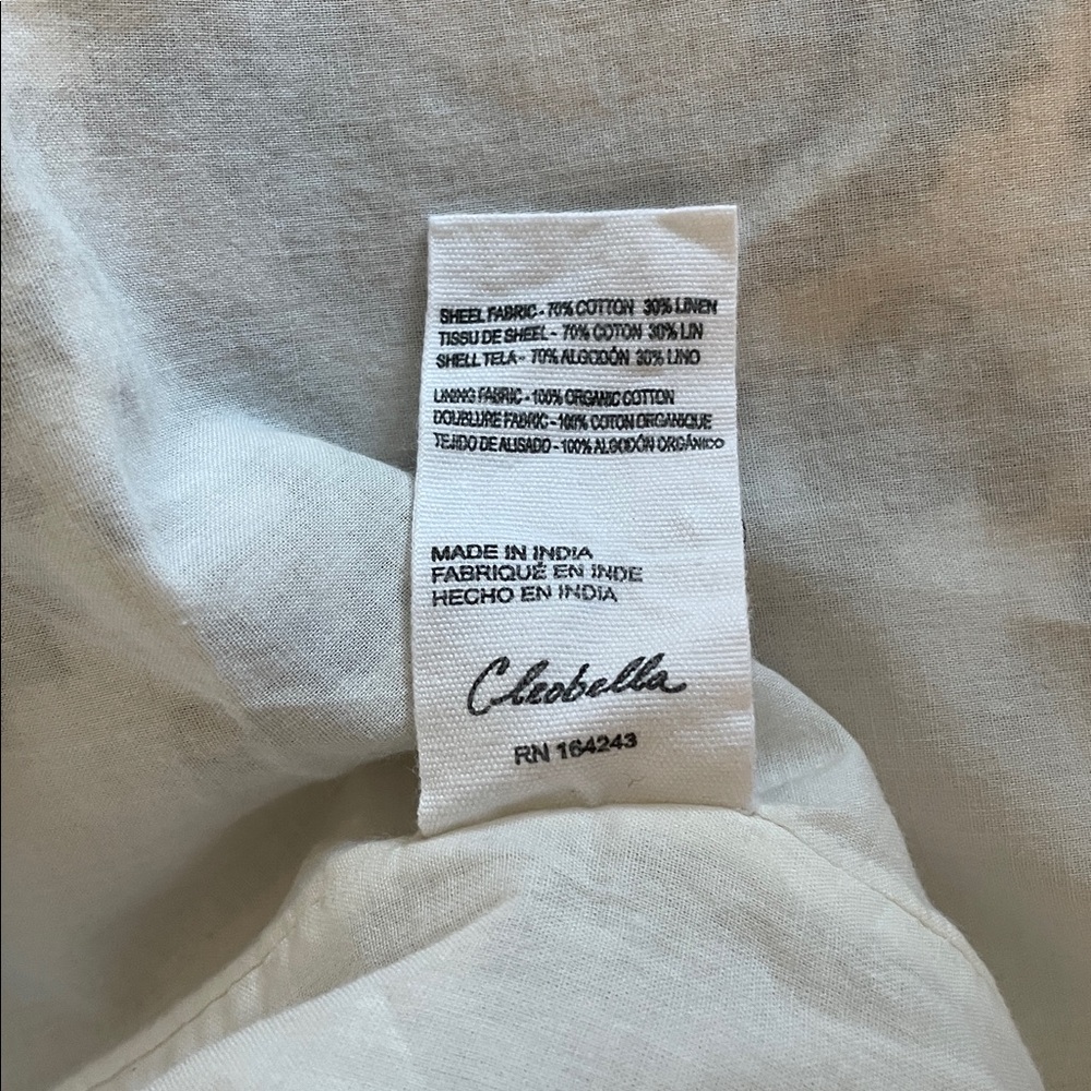 Cleobella Dress Jolene Veneto Paisley Ivory Ankle Indie Cotton Midi Dress L - Picture 8 of 10